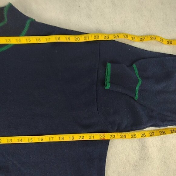 Bill Blass Vintage Blassport Men's Blue & Green Long Sleeve Sweater Size 2X - Picture 8 of 10